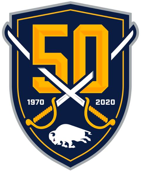 Buffalo Sabres 2020 Anniversary Logo v2 DIY iron on transfer (heat transfer)